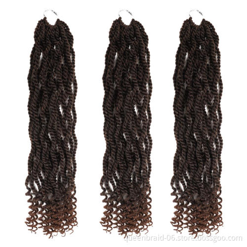 Smartbraid Afro KinkyOmbre Marley Twist Hair Kinky Twist